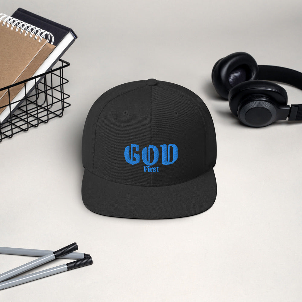 GOD First Snapback Hat