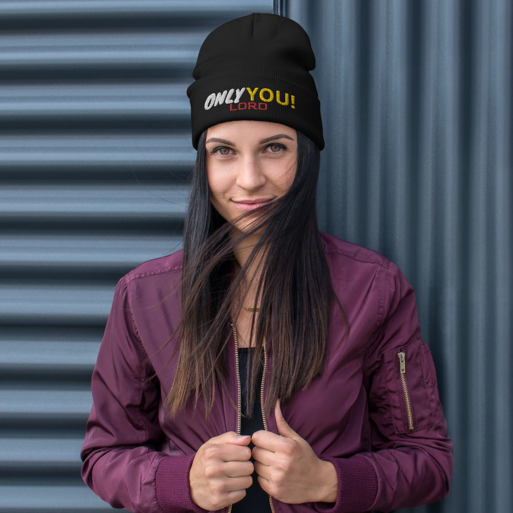 Only You! LORD Embroidered Beanie