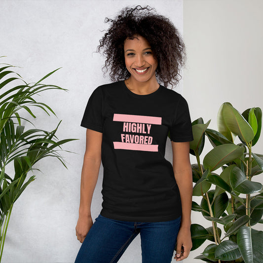 Highly Favored Short-Sleeve Unisex T-Shirt